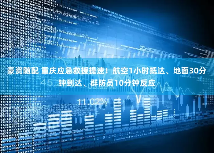 豪资随配 重庆应急救援提速！航空1小时抵达、地面30分钟到达、群防员10分钟反应